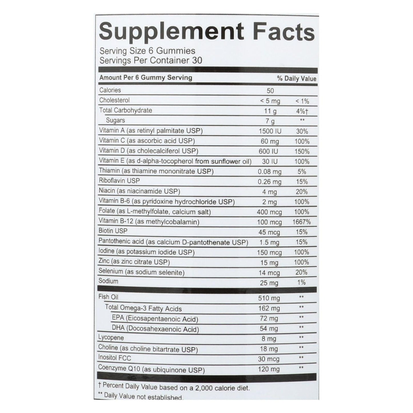Smartypants Men's Complete - 180 Count