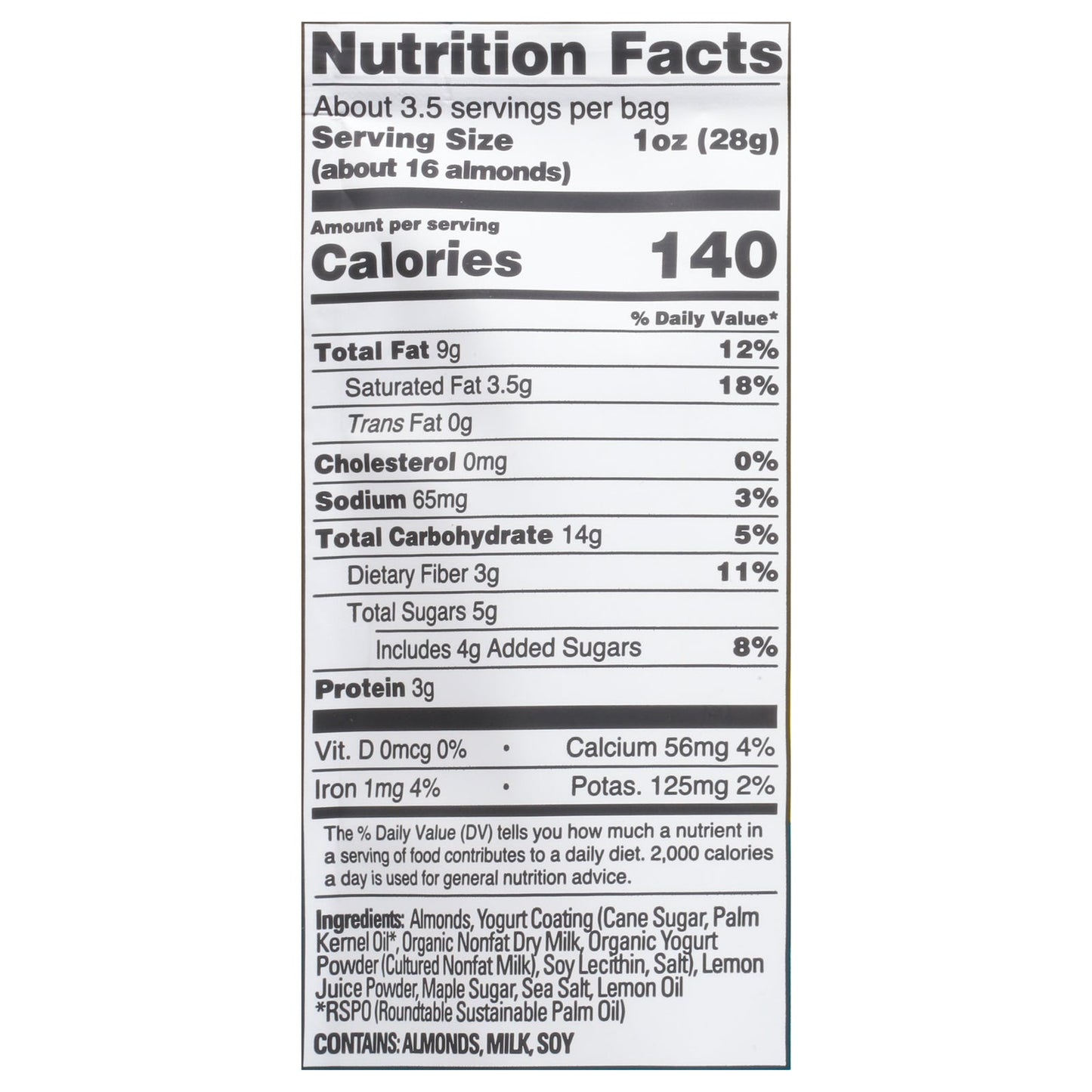 Skinnydipped - Almonds Lemon Bliss - Case Of 10-3.5 Oz