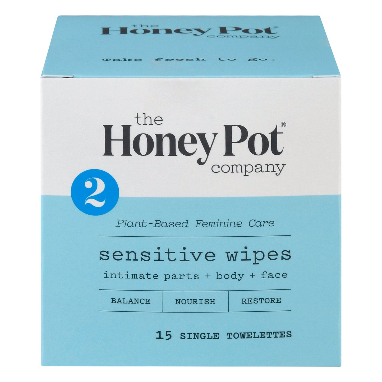 The Honey Pot - Wipes Intimate Snstve Ind - EA of 1-15 CT