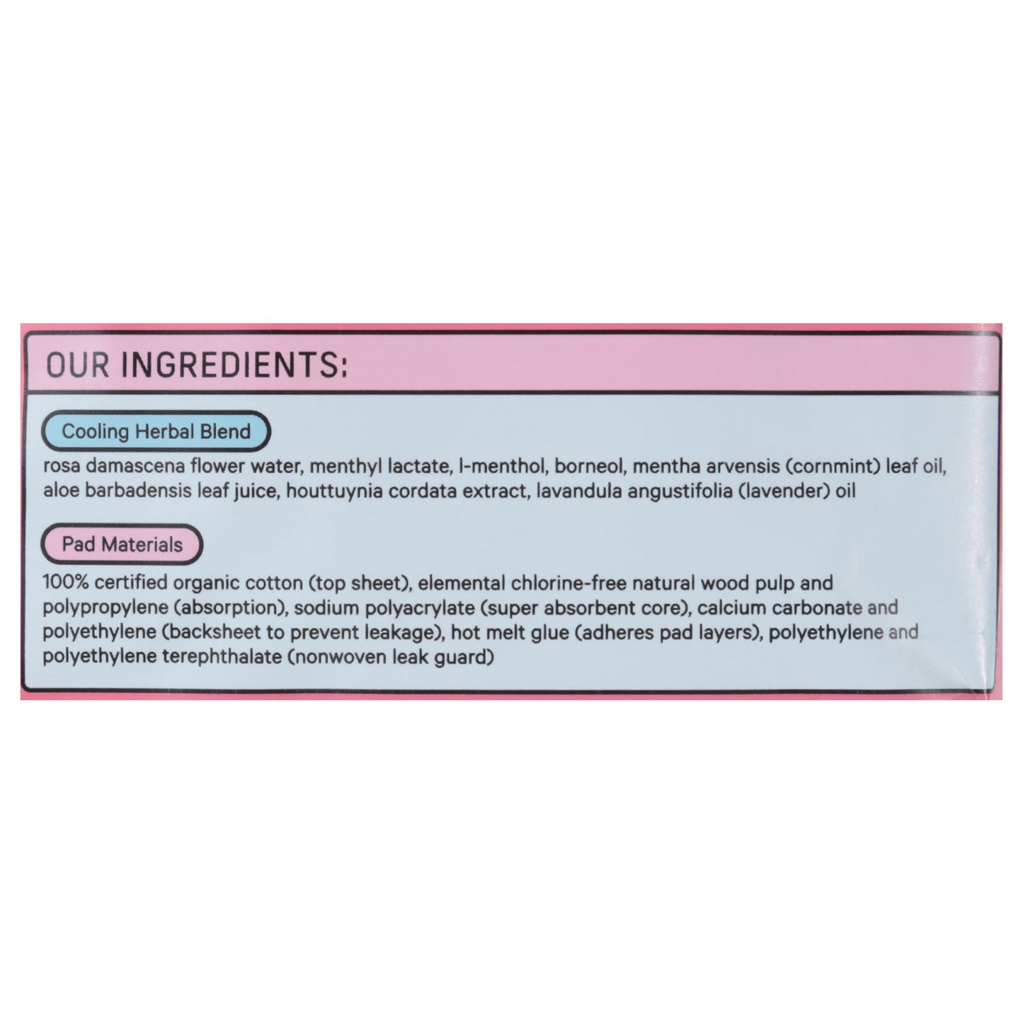 The Honey Pot - Pads Post-partum Herbal - EA of 1-12 CT