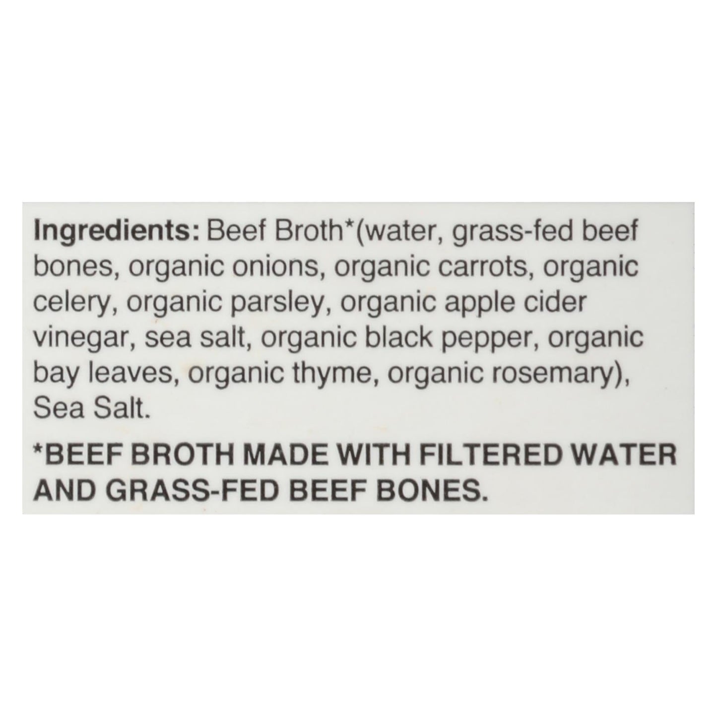 Kettle & Fire Beef Bone Broth  - Case of 6 - 16.9 OZ