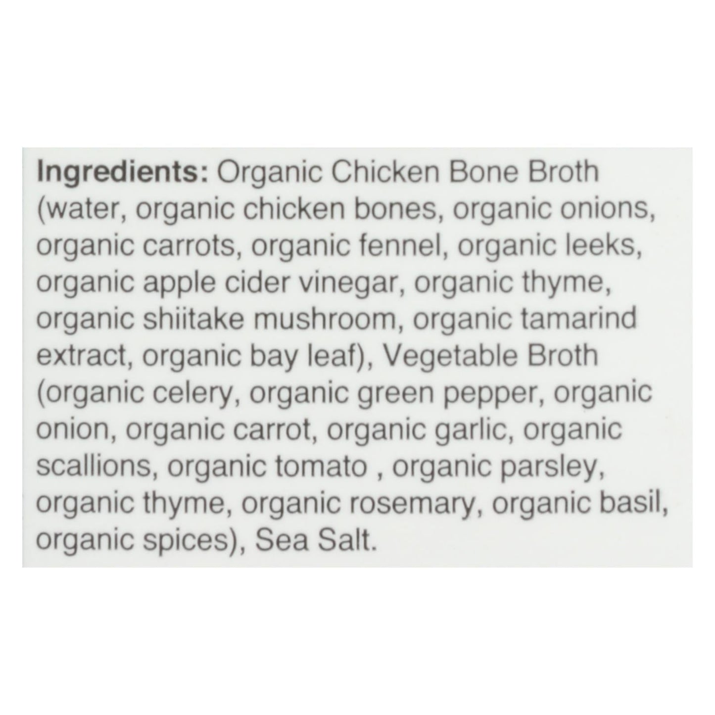 Kettle & Fire Chicken Bone Broth  - Case of 6 - 16.9 OZ