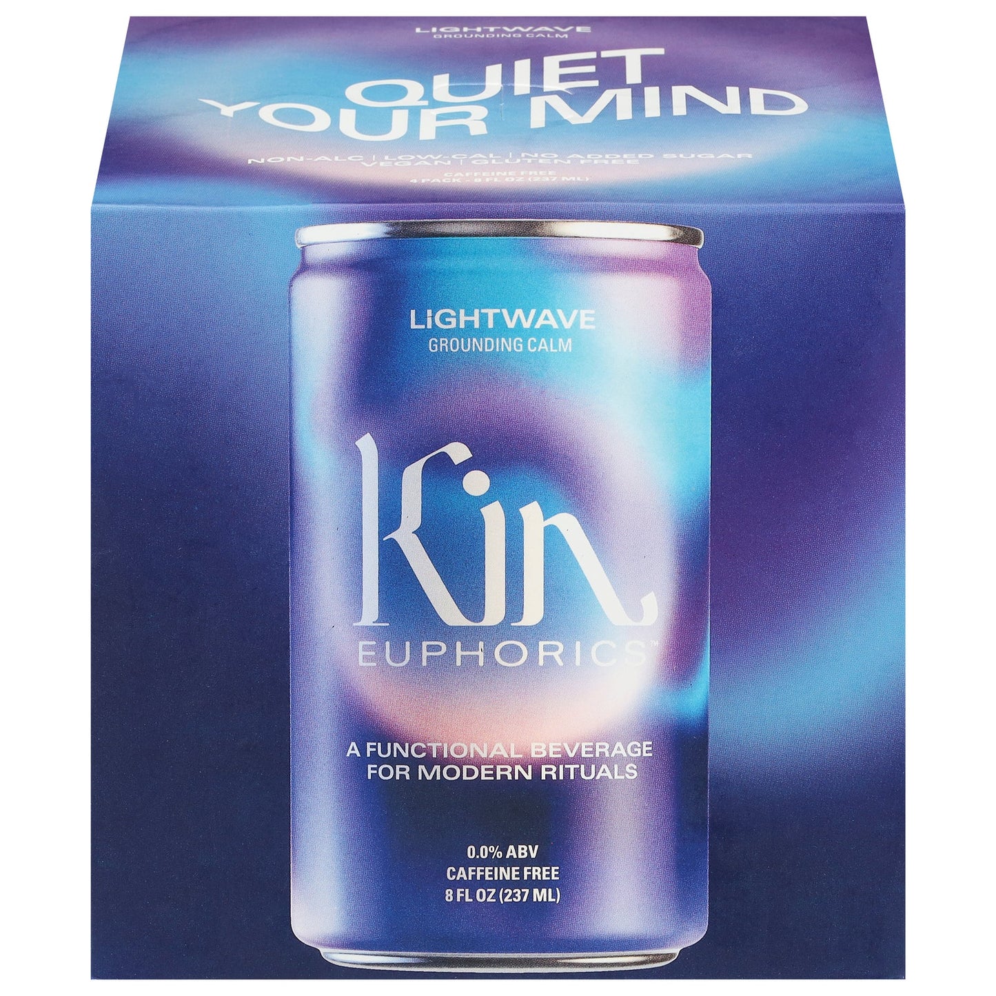 Kin Euphorics - Adaptogens Lghtwv Clm 4pk - CS of 6-4/8 FZ