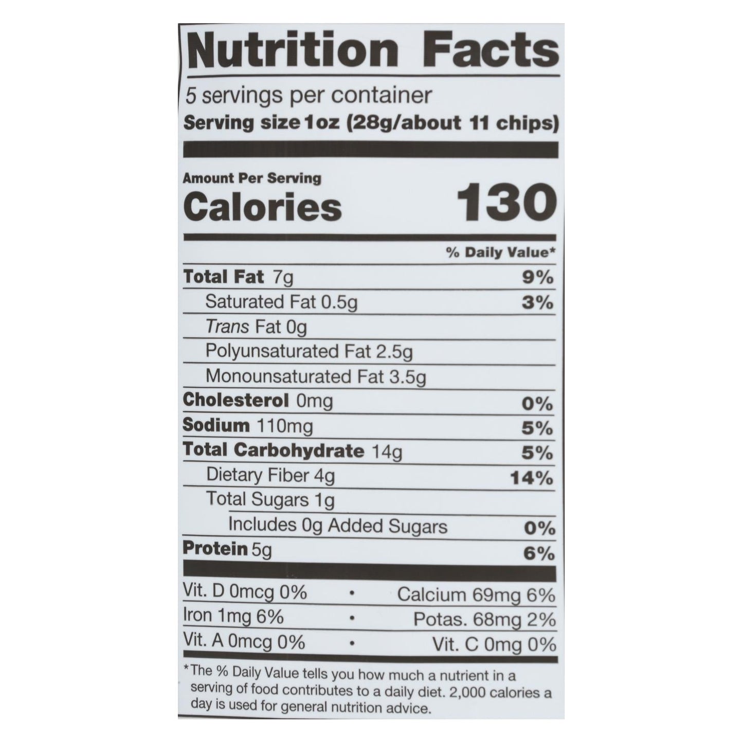 Beanitos White Bean Chips, Restaurant Style, 6 Pack