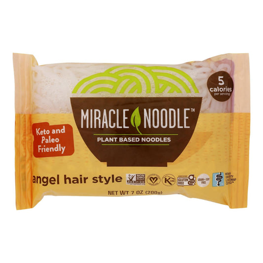 Miracle Noodle Shirataki Angel Hair, 7 Oz, Pack of 6
