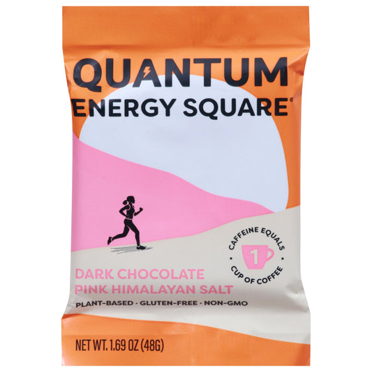 Quantum Energy Bars - Dark Chocolate & Pink Salt, 8-Pack
