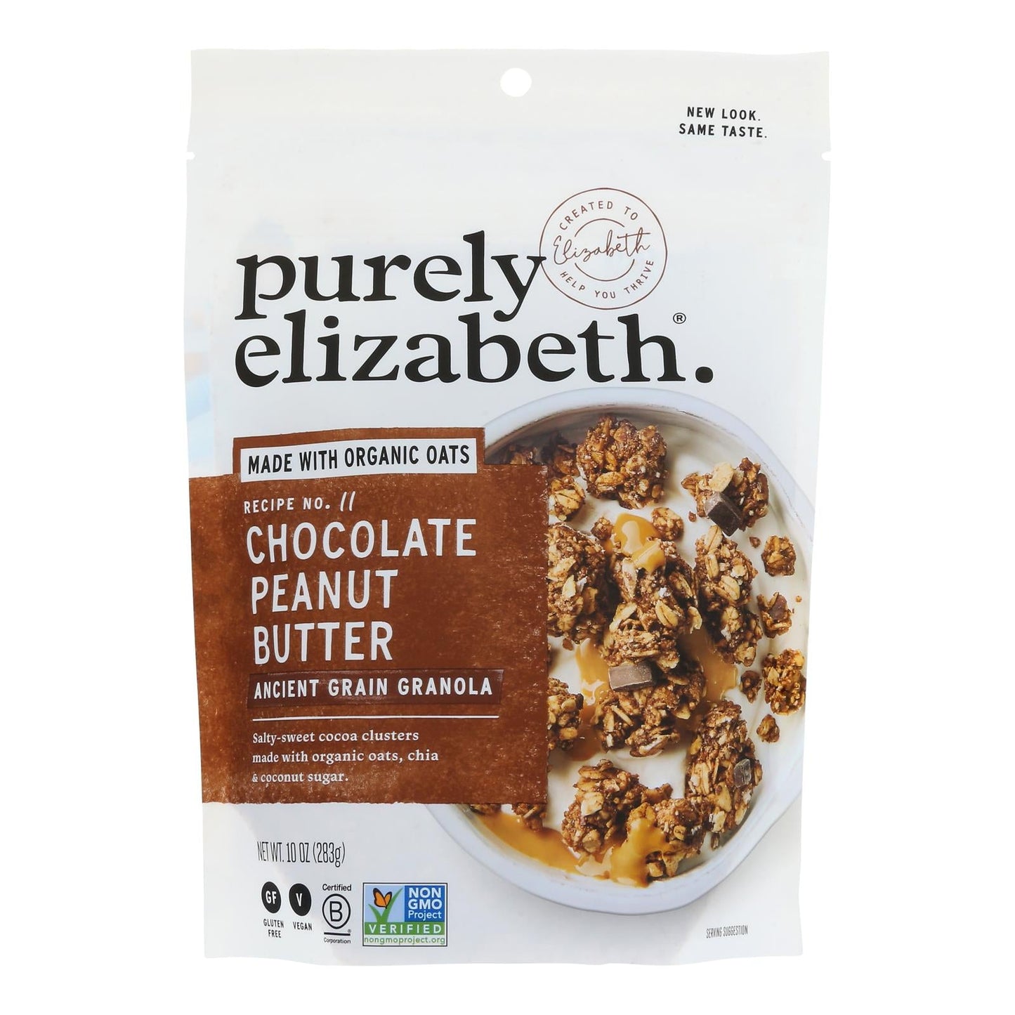 Purely Elizabeth Choc Sea Salt & PB Granola - 6 Pack