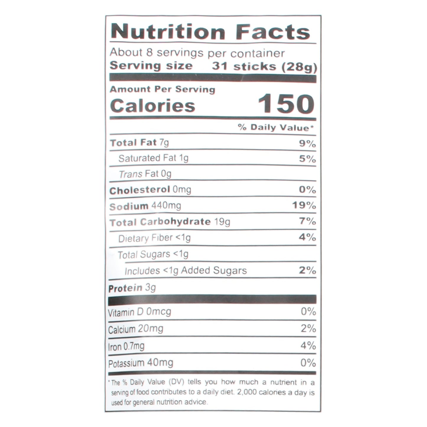 Pop Daddy - Pretzel Sticks Grlc Parm - CS of 12-7.5 OZ