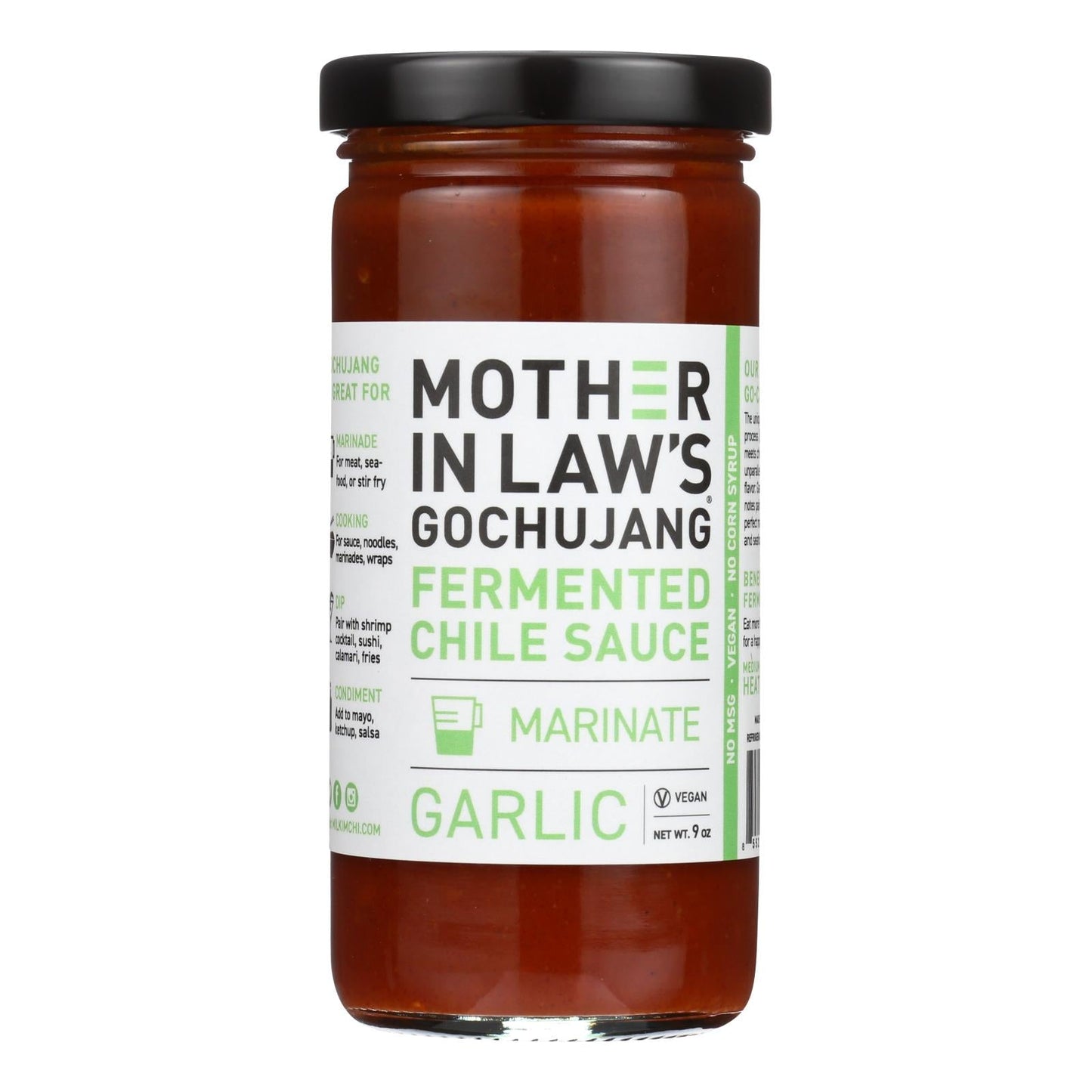 Kimchi with Gochujang & Garlic - Case of 6 (9 oz each)