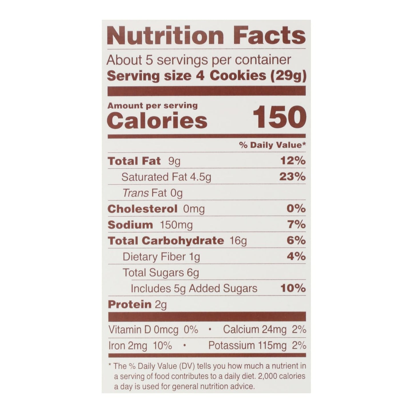 Simple Mills Crunchy Toasted Pecan Cookies, 6-Pack, 5.5 oz