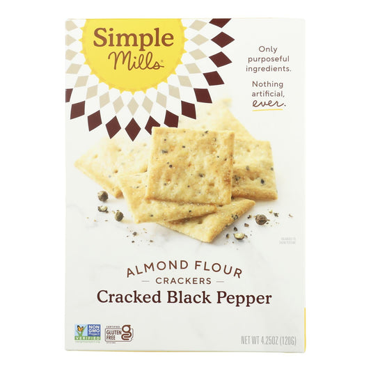 Simple Mills Black Pepper Almond Flour, 6-Pack, 4.25 Oz