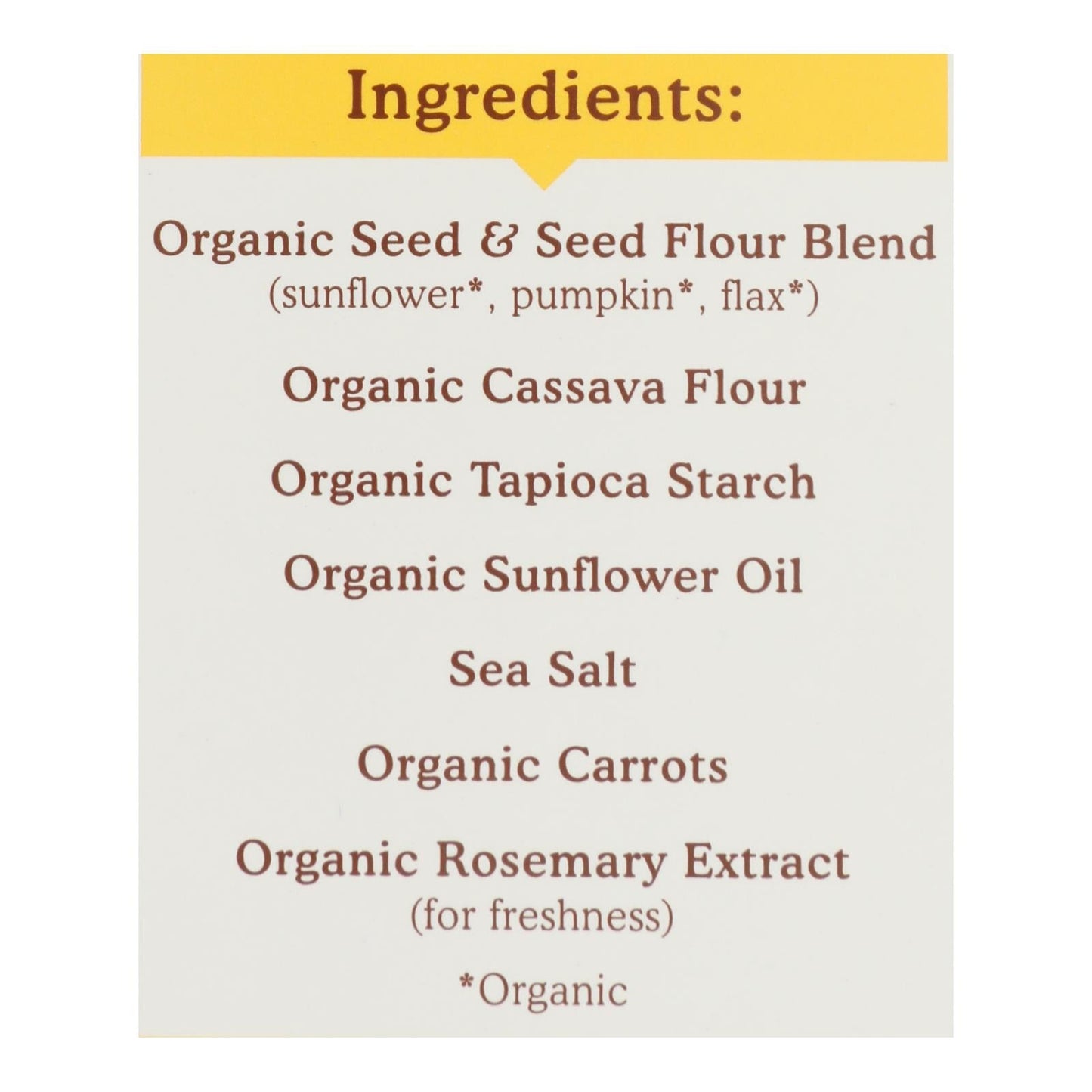 Simple Mills - Crckr Seed Flr Original - Case Of 6-4.25 Oz