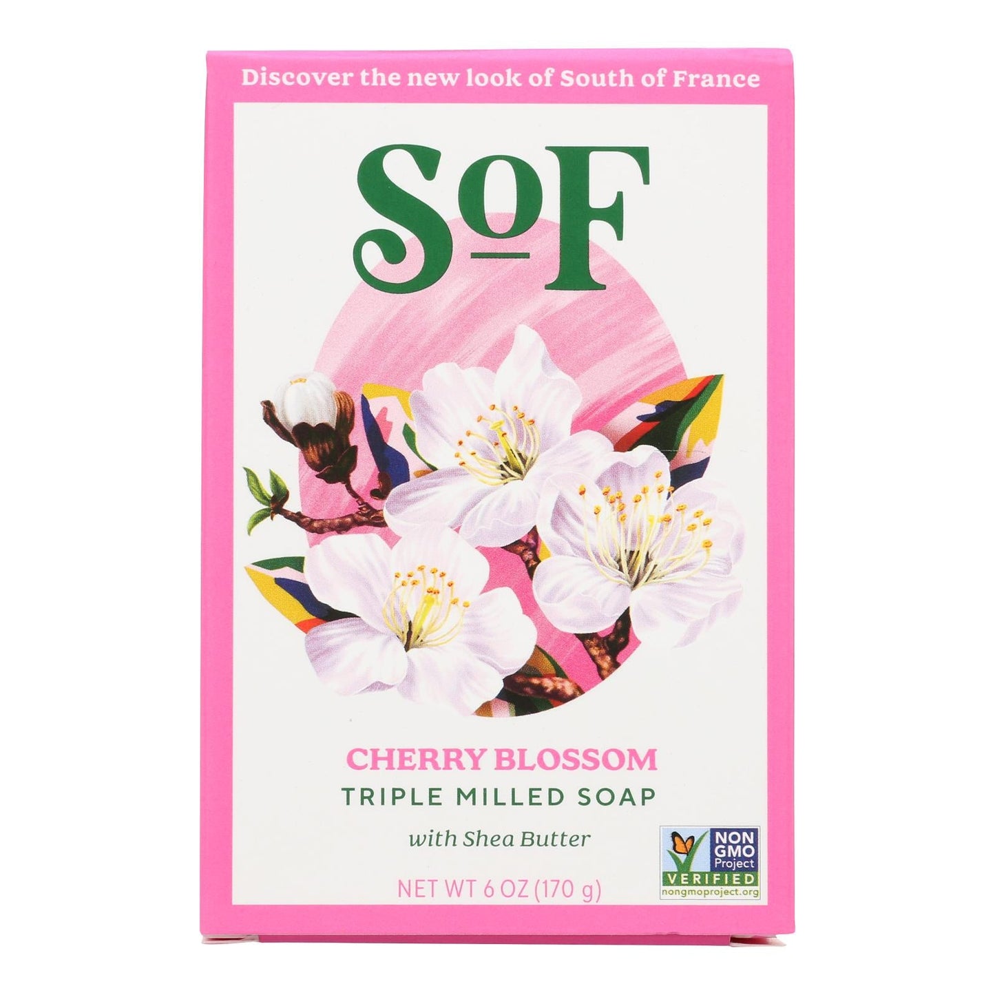 South Of France - Bar Soap Cherry Blssm - 1 Each - 6 Oz