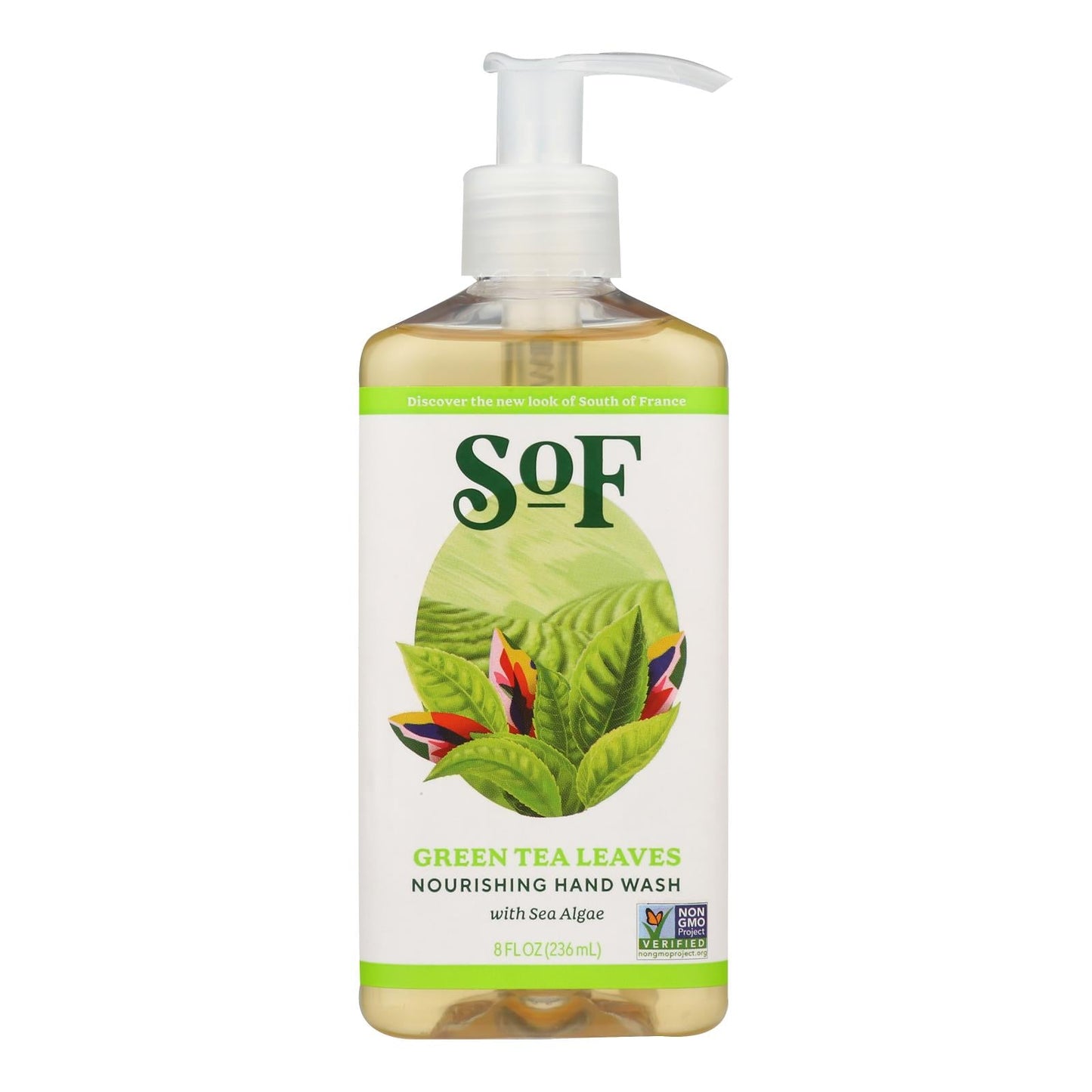 South Of France Hand Wash - Green Tea - 8 Oz - 1 Each