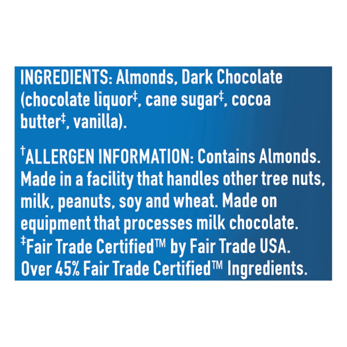 Unreal - Almonds Dk Choc Covered - CS of 6-4 OZ
