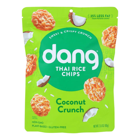 Dang - Sticky Rice Chips - Coconut - Case of 12 - 3.50 oz
