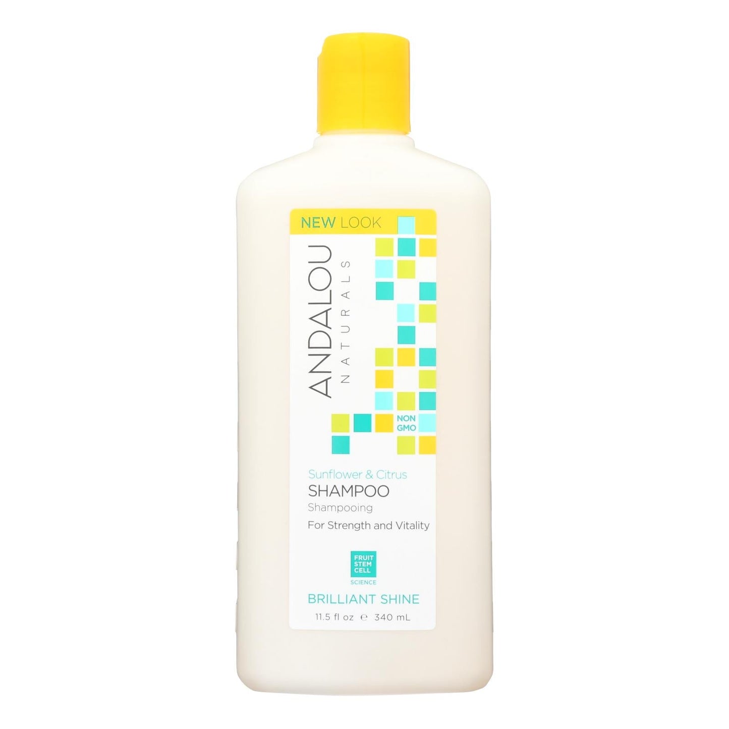 Andalou Naturals Shine Shampoo Sunflower Citrus - 11.5 Fl Oz