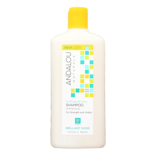 Andalou Naturals Shine Shampoo Sunflower Citrus - 11.5 Fl Oz
