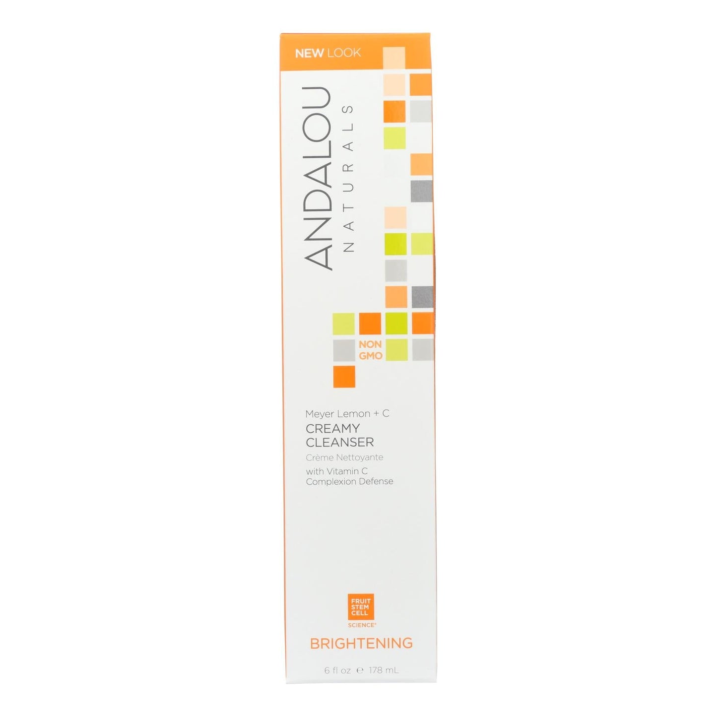Andalou Naturals Meyer Lemon Cleanser for Combo Skin 6oz