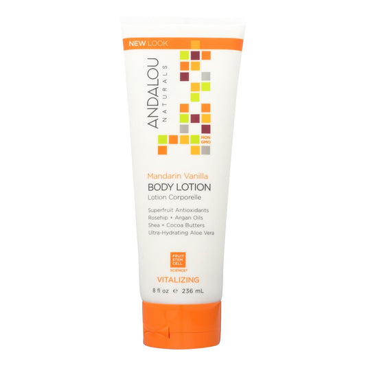 Andalou Body Lotion - Mandarin Vanilla - 8 Fl Oz