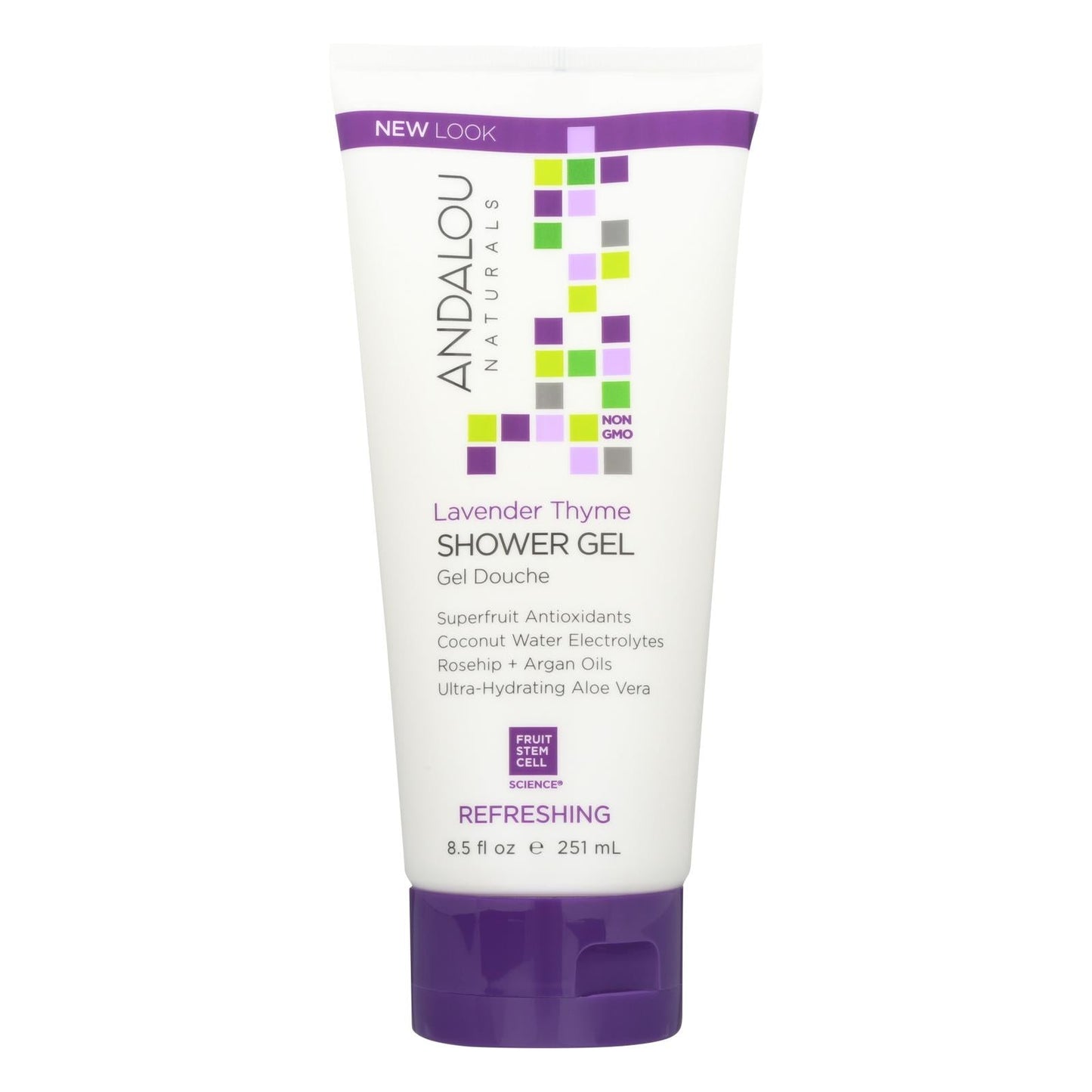 Andalou Naturals Lavender Thyme Shower Gel 8.5 Fl Oz