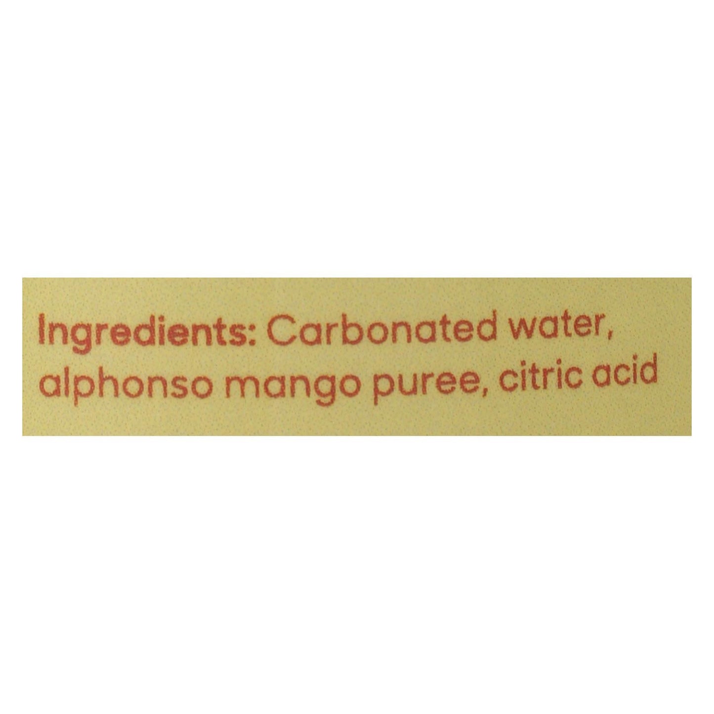 Sanzo - Sparkling Water Alphonso Mango - Case Of 12-12 Fz