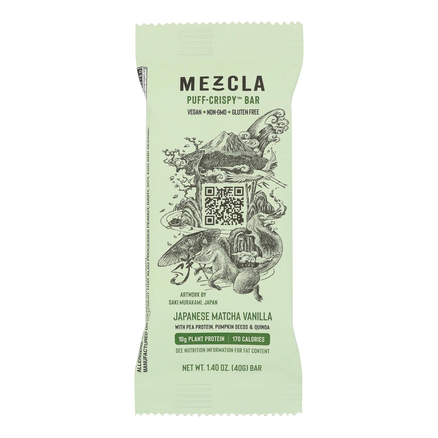 Mezcla - Bar Japanese Matcha Van - CS of 12-1.4 OZ