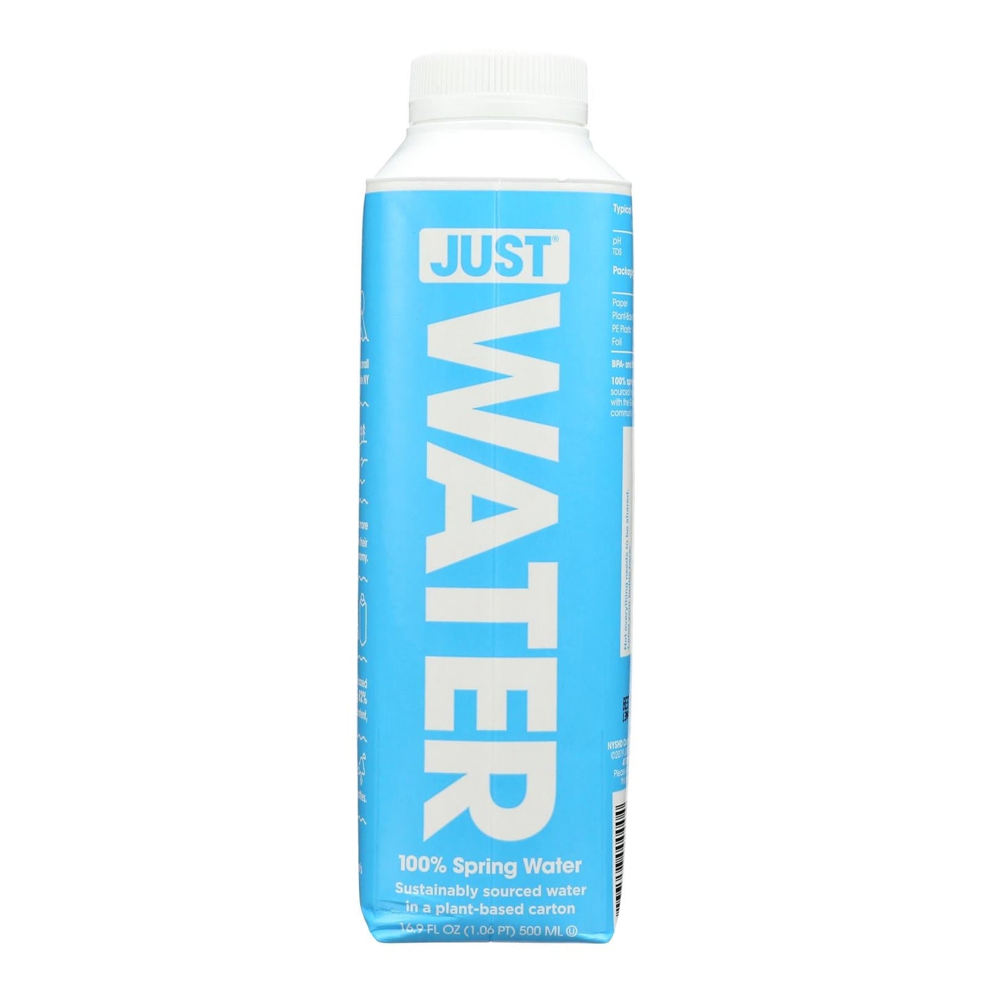 Just Water - 500 Ml - Case Of 12 - 500 Ml
