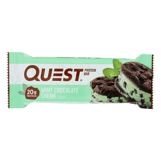 Quest Bar - Mint Chocolate Chunk - 2.12 oz - case of 12