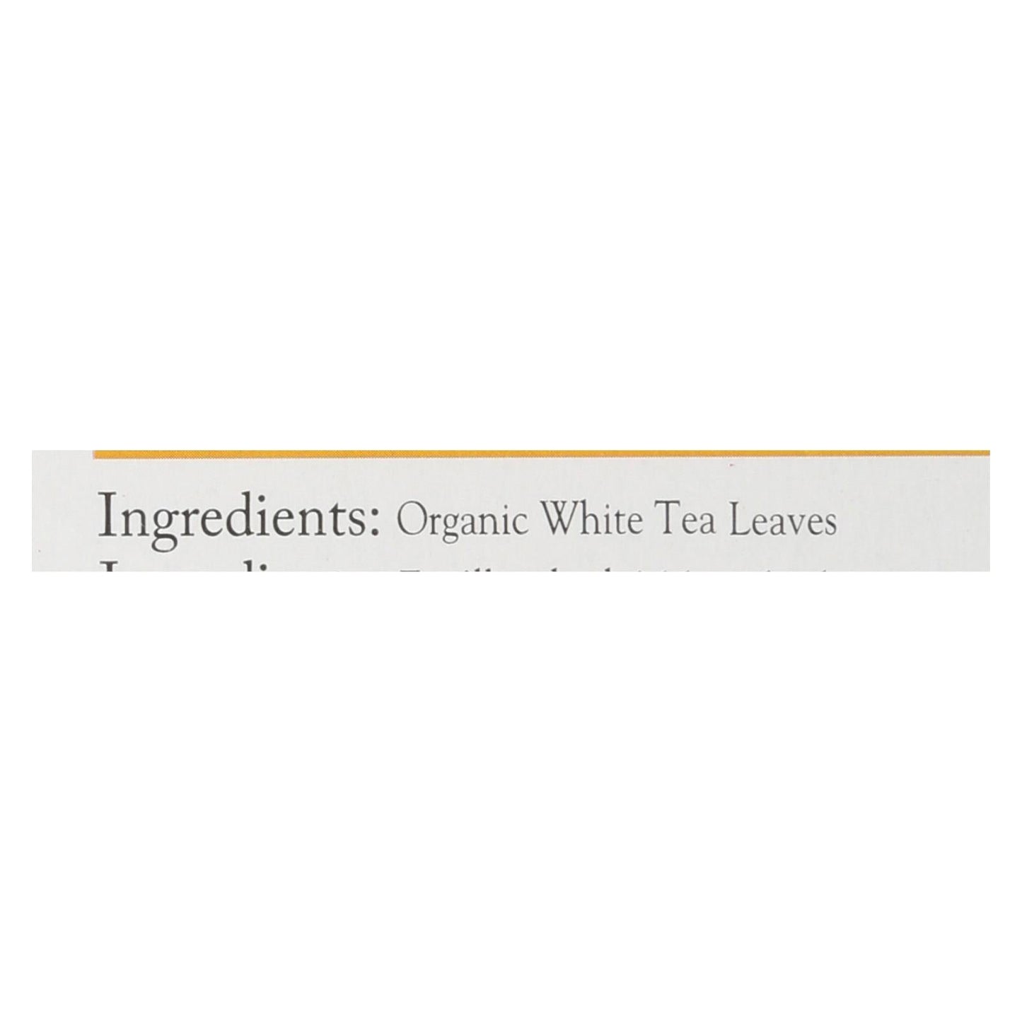 Uncle Lee's Organic White Tea - 100 Bags