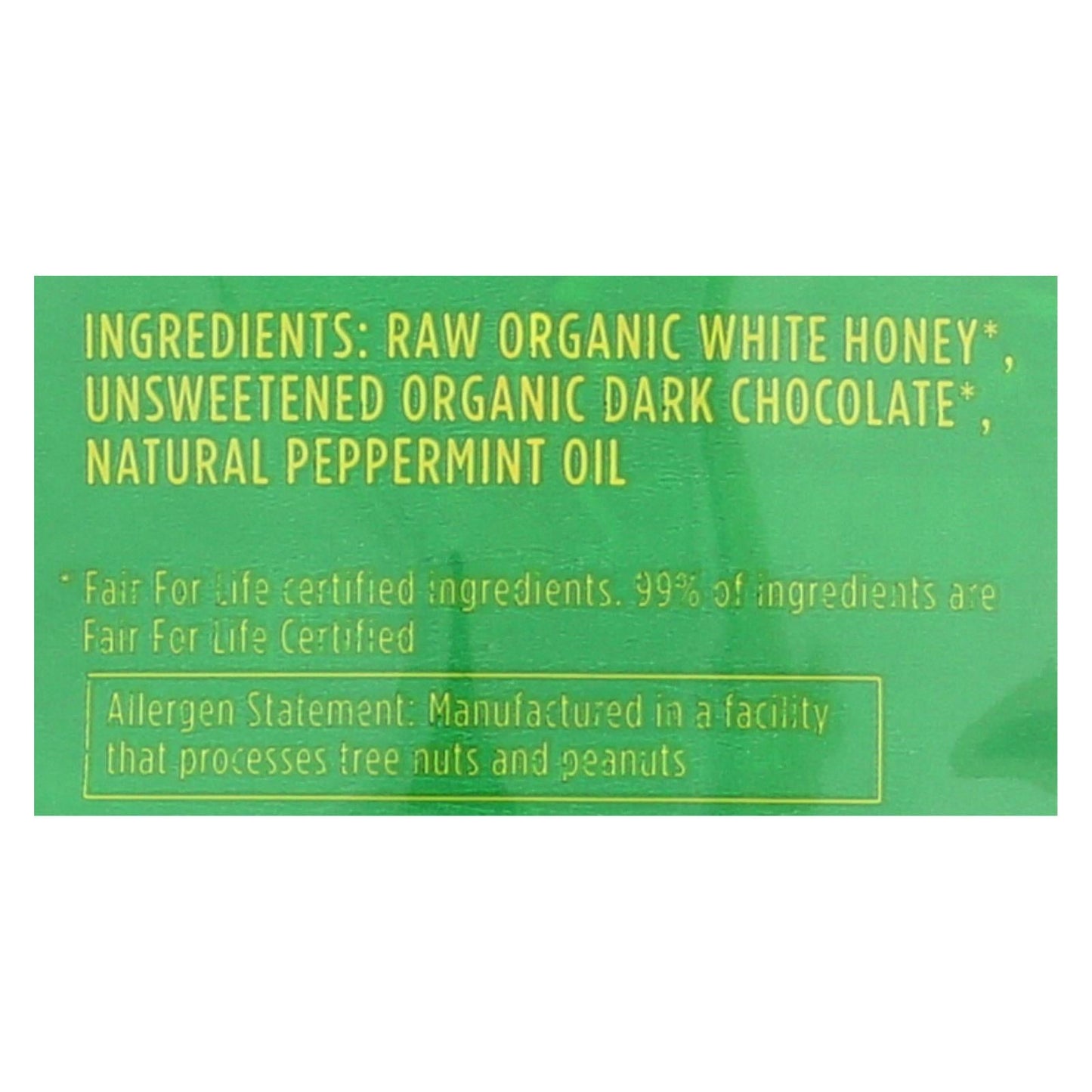 Organic Mint Chocolate Honey Patties - 6 Pack, 4.66 oz.