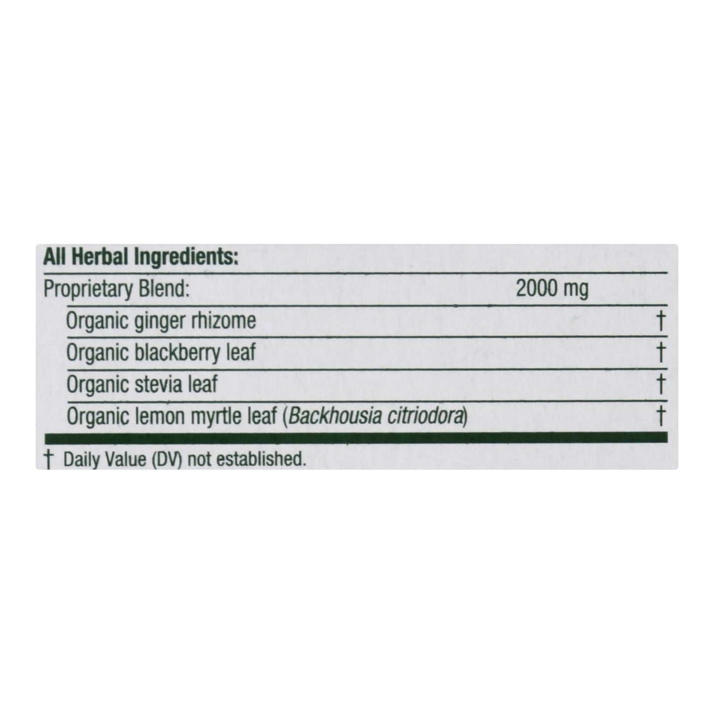 Organic Ginger Aid Herbal Tea - 16 Bags, Case of 6