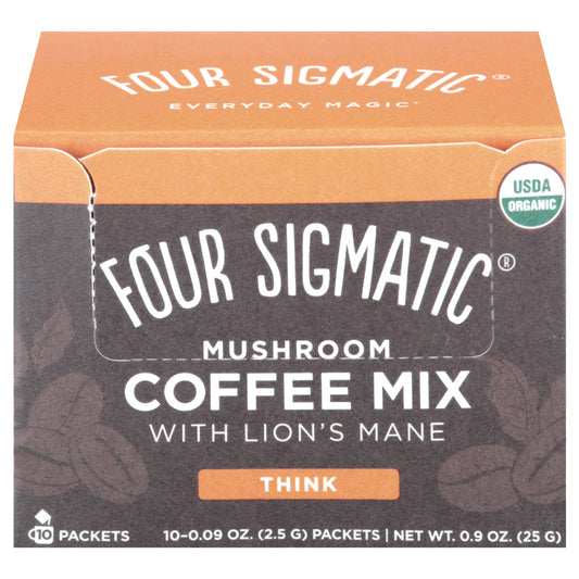 Four Sigmatic Mushroom Coffee, Lion's Mane & Chaga, 10 Ct