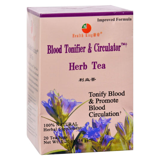 Blood Tonifier & Circulator Herb Tea - 20 Bags