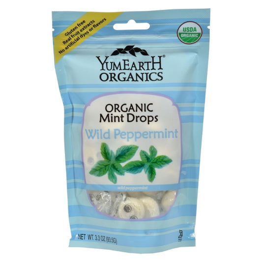 Yummy Earth Organic Wild Peppermint Candy Drops 6-Pack