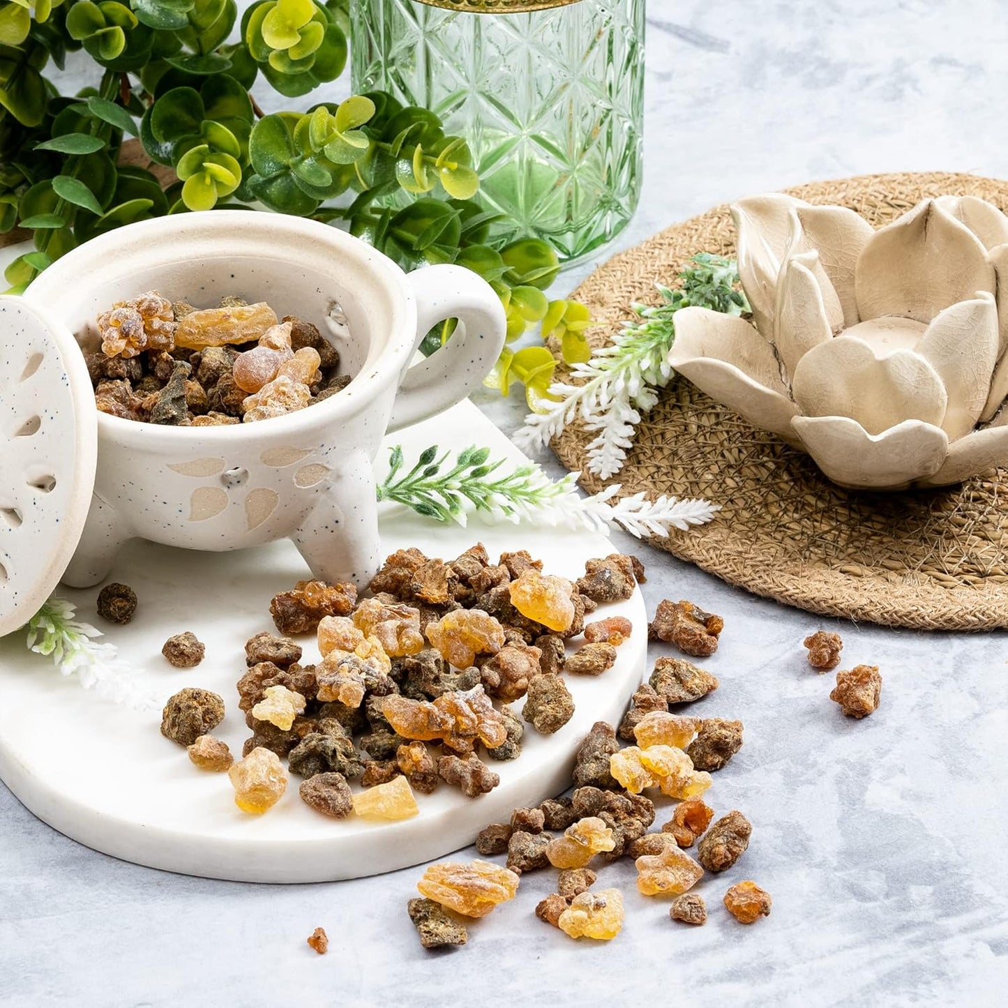 Igneous Products Frankincense and Myrrh Resin 4 oz 113.4 Grams Biblical Sacred Incense 2024 Harvest Pure Frankincense for Homes Churches and Spiritual Rituals