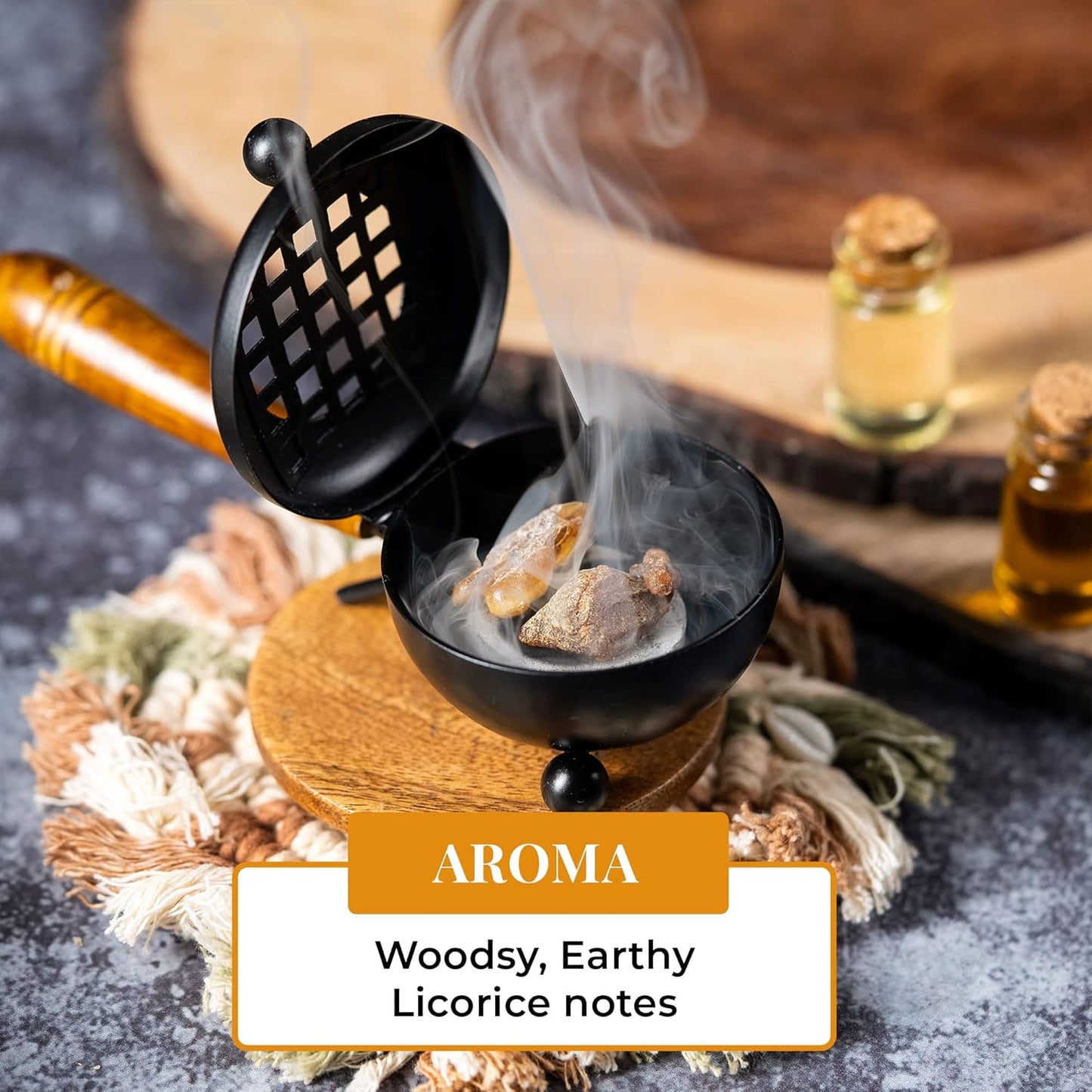 Igneous Products Frankincense and Myrrh Resin 4 oz 113.4 Grams Biblical Sacred Incense 2024 Harvest Pure Frankincense for Homes Churches and Spiritual Rituals